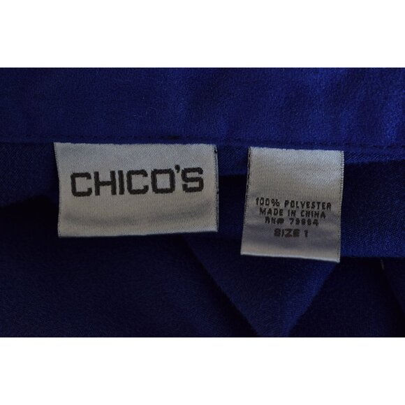 Vintage 90s Purple Polyester Shirt size 1 - Picture 8 of 10